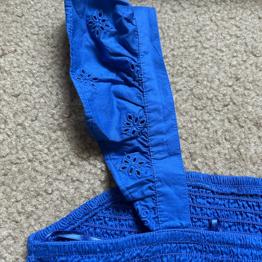 Old Navy Blue Spring Top M Tall - Picture 10 of 10